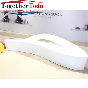 Meubles de luxe, chaise d'attente unique, chaise dauphin, <span class=keywords><strong>banc</strong></span> en fibre de verre pour centre commercial, jardin - Product Image 4