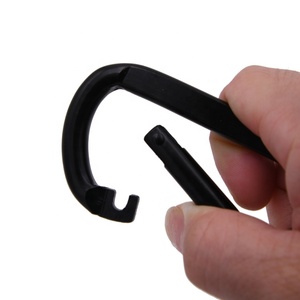 Móc Treo Carabiner Bằng Thép Cacbon Chất Lượng Cao 8Cm Bán Sỉ Nhà Máy Móc Kim Loại Phẳng Hình Chữ D Kẹp Lò Xo Chịu Lực Mạnh An Toàn - Product Image 5