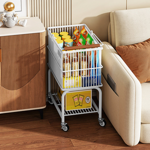 Estante para refrigerios, estante de almacenamiento, sala de estar, carrito pequeño elegante, sofá móvil, almacenamiento de frutas y bebidas <span class=keywords><strong>cerca</strong></span> - Product Image 3
