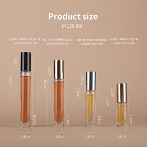 Flacone di Profumo in Vetro Personalizzato da <span class=keywords><strong>10</strong></span> <span class=keywords><strong>ml</strong></span>, Decantatori per Profumo da <span class=keywords><strong>10</strong></span> e 5 <span class=keywords><strong>ml</strong></span> con Custodia, Bottiglia di Profumo Vuota - Product Image 3
