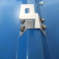 Système de montage photovoltaïque pour toiture métallique, matériaux résistants à la corrosion, installation non-pénétrante, structure modulaire, efficace