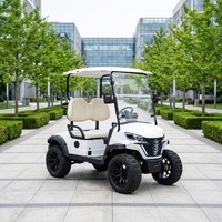 Carrito de Golf Eléctrico Tarion de 2 Plazas para Campos de Golf, Hoteles y Resorts, Motor de CA de 4kW, Suspensión MacPherson, Todoterreno, 30-50 km/h, 90 km de Autonomía