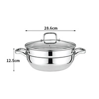 Vente en gros de cuiseur vapeur multifonction portable multicouche en acier inoxydable écologique de bonne qualité pour la cuisine, baozi/dumplings