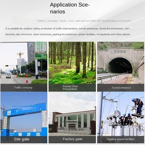 Alarme de sirène de capteur de mouvement antivol étanche Alarme de capteur de faisceau infrarouge stroboscopique - Product Image 5