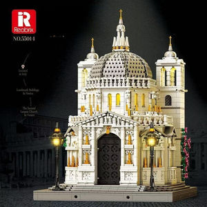 Nouveau modèle de grande église Reobrix 55014 MOC City 2026, 4270 briques, jouets éducatifs pour enfants, cadeau pour garçons, ensembles de blocs de construction - Product Image 2