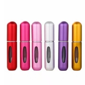 Hot Bán Rỗng 5Ml Túi Nhôm Kim Loại Chai Nước Hoa <span class=keywords><strong>Atomizer</strong></span> Phun Chai Mini Refillable Du Lịch Chai Nước Hoa - Product Image 3