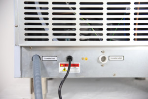 Máquina de Hielo Comercial Integrada de Acero Inoxidable de 100 kg, 120 kg, 150 kg, Enfriada por Aire, con Función Automática para Cubos de Hielo y Almacenamiento de 41 kg - Product Image 2