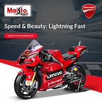 Modèle Ducati 1:16 Machito, simulation alliage avec contrôle de force, moto de course collection