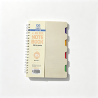 Cuaderno Espiral de Tapa Dura B5 de 5 Materias con Separadores, Cuaderno Espiral Personalizado, Cuadernos Espirales al por Mayor para Uso Escolar y de Oficina