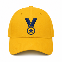 Gorra de Béisbol Promocional de 6 Paneles de Algodón de Lujo, Color Personalizado, MOQ Bajo, Directo de Fábrica, Hebilla Dorada de Cobre, Logotipo Personalizado, Estilo Deportivo