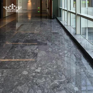 Losas Grandes de Mármol RITZ GRAY Pulido de Lujo Goldtop para Pisos Modernos de Villas y Paredes Impermeables - Product Image 4