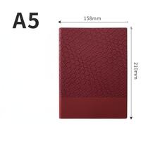 Carnet A5 à couverture rigide, à feuilles mobiles, en tissu PP, motif tissé, personnalisable, pour bureau, cadeau d'affaires, coffret cadeau