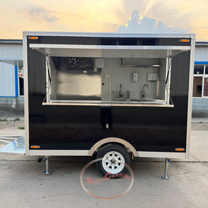 Petite remorque de nourriture mobile pour restaurant extérieur boulangerie crème glacée et camion de restauration rapide chariot à café-camion de nourriture pour usage professionnel - Product Image 1