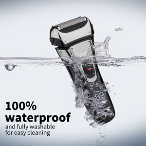 FK-605 LED ekran su geçirmez folyo tıraş şarj edilebilir erkek sakal tıraş makinesi yüz düzeltici akülü elektrikli tıraş makinesi - Product Image 5