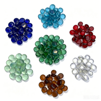 Billes de verre anti-roulement pour le jeu de Go, gravier d'aquarium, remplissage de vase, décoration de cheminée, artisanat DIY et aménagement paysager