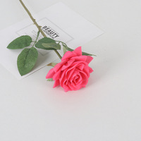 Bouquet de roses artificielles haut de gamme, ultra-réalistes, hydratantes, faites à la main, longue durée, arrangement floral pour salon