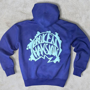 Sudadera con Capucha Casual de Invierno para Hombre y Mujer, Personalizable con Logotipo, Cuello Redondo, Corte Regular, Impermeable, Resistente al Viento, de Algodón, 220g - Product Image 2