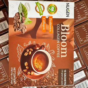Café Instantáneo con Sabor a Cacao, Ligeramente Amargo, con Colágeno de Pescado en Polvo para Blanquear la Piel, 100g, Caja Premium - Product Image 4