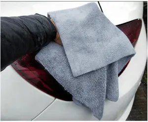 Absorbent Long and Short Pile Microfiber Towel 120 G Edgeless Microfiber Cleaning Cloth for Car Wash/Cleaning