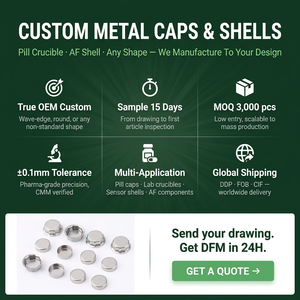 Piezas de Carcasa y Cubierta Estampadas de Metal Personalizadas OEM, de Aluminio, Acero Inoxidable y <span class=keywords><strong>Cobre</strong></span>, <span class=keywords><strong>con</strong></span> Conformación Profunda - Product Image 6