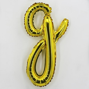 Lowercase-globos de letras de aluminio, decoración de fiesta, alfabeto - Product Image 6