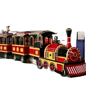 مجموعة قطار كهربائي مستعمل من المنتزه التسليحي الجذاب بأسعار رخيصة ركوب الأطفال على القطارات الخلفية للأطفال
