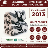 Couverture de lit en peluche Raschel épaisse et douce, personnalisée en usine, très vendue par Orvetex, pour l'hiver, pour plus d'épaisseur et de chaleur