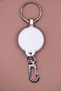 Porte-clés rétractable en ABS de qualité supérieure, 35 mm x 52 mm, fabriqué à Taïwan, pour cartes de visite, badge, clip, porte-carte, accessoire, sans danger pour les enfants - Product Image 3