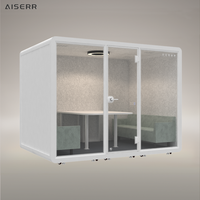 AISERR personnalisé assembler cabine insonorisée 35db cabine acoustique cabine téléphonique de bureau cabine silencieuse conception d'isolation phonique