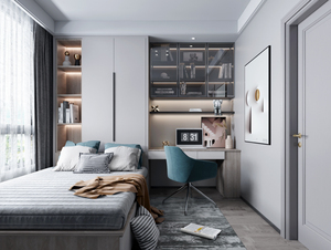 Meubles <span class=keywords><strong>de</strong></span> maison modernes, nouveau <span class=keywords><strong>lit</strong></span> tatami contemporain en bois, armoire, bureau, armoire tatami (armoire en mélamine) - Product Image 6