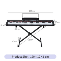Productos más vendidos 2025 Teclado eléctrico Instrumentos musicales Niños Juguete para niños Órgano electrónico