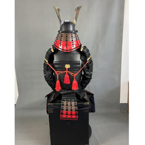 Armadura de Samurái Japonesa de Metal, Réplica de Película y Televisión, Accesorios de Vestuario Creativos para Adultos, Adorno General de Armadura - Product Image 4