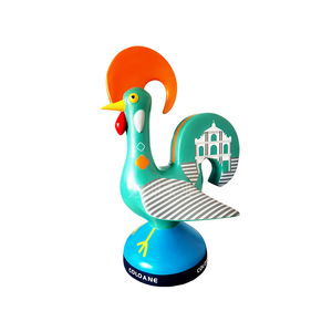 Escultura de Gallo de Resina Coloane, Figura Artística Contemporánea para Montar en el Suelo, Diseño Animal - Product Image 5