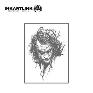 Autocollant <span class=keywords><strong>de</strong></span> tatouage semi-permanent réaliste Joker sombre en gros, longue durée 15 jours, art corporel pour hommes et <span class=keywords><strong>femmes</strong></span>, bras - Product Image 3