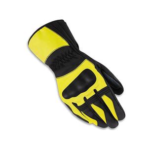 ถุงมือขี่มอเตอร์ไซค์หนังสีดำเหลือง กันลม กันน้ำ อุ่นสำหรับฤดูหนาว รุ่นใหม่ ป้องกันการลื่น - Product Image 1