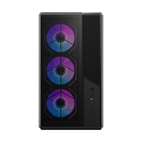 Top Manufactures Factory Wholesale OEM Mid Tower Quiet ATX Computer Gaming Case Dual Chamber PC Case Cabinet with Tempered Glass