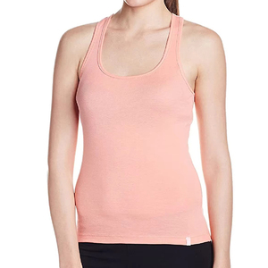 Wholesale Women's Knitted Tank Top Custom Made Sleeveless Gym Wear Summer Casual Eco-Friendly 100% Cotton Quick Dry Breathable - Product Image 2