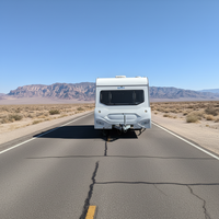 Caravanes, camping-cars et remorques de voyage modernes en alliage d'aluminium léger, tout-terrain, pour toutes les saisons, pour la famille