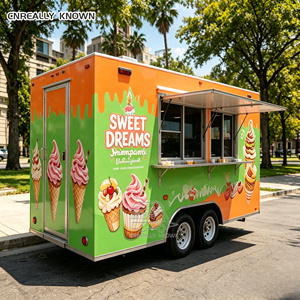 Remolque de Comida Móvil Personalizado Estilo Vintage 2025 para Helados, Cafetería, Bar y Cerveza - Product Image 1