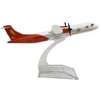 Cadeaux promotionnels d'entreprise, souvenirs, modèle d'avion en alliage personnalisé ATR72-600 et FK50 de 16 cm