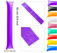 Bâton de cheering gonflable multicolore personnalisable en gros avec bruit sonore