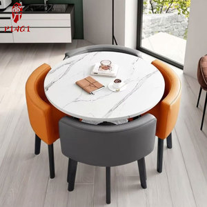 Derniers Modèles Tables et Ensembles <span class=keywords><strong>de</strong></span> Chaises pour Loisirs, Réception, Salon, Cuisine et Restaurant – Petites Tables Rondes à Dîner ou à Café - Product Image 4