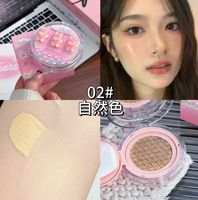 Jojo buku harian Air kabut keriting kulit Concealer krim bantalan udara adalah bedak tanpa lengket Foundation pelembap ringan