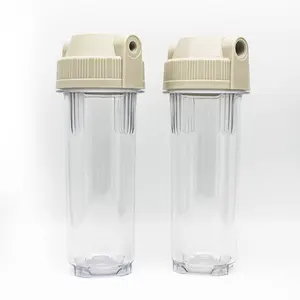 Boîtier de filtre bleu de 10 pouces pour purificateur d'eau osmose inverse traitement de l'eau pièces de filtre à eau en cuivre en plastique pour hôtels