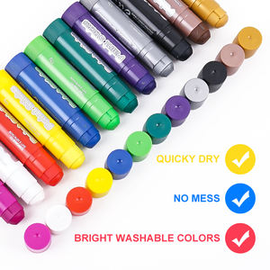 Disegno alla rinfusa per bambini che utilizzano pulitura rapida Multi colore morbido torsione <span class=keywords><strong>pastelli</strong></span> Non tossici a buon mercato imballaggio personalizzato bastone di vernice <span class=keywords><strong>con</strong></span> logo personalizzato - Product Image 6