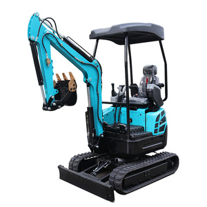 Mini-excavatrice EZ-18P de type chenillé, couleur bleue, rayon de braquage court, pour le nettoyage des ports - Product Image 4