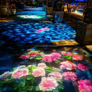 ไฟโปรเจคเตอร์ตกแต่งลายริ้ว LED สำหรับภายนอกอาคาร IP65 พร้อมสีที่ปรับแต่งได้ สำหรับจัตุรัสเมืองและงานแสดงคริสต์มาส - Product Image 1