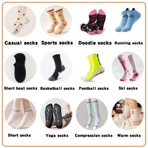 Calcetines Antideslizantes de Algodón para Pilates, Yoga y Ballet, con Logotipo Personalizado al por Mayor, para Mujer, Diseño Antideslizante, Fabricante de Calcetines para Niñas - Product Image 5