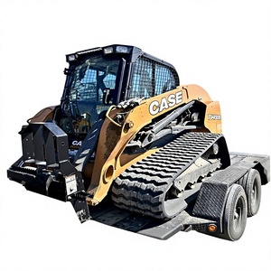 Pour chargeuse compacte sur chenilles série 200, diesel, jaune, avec godet, haute puissance de creusement - Product Image 4