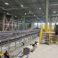 Système de tri à courroies croisées Truelisort, directement de l'usine, pour entrepôts logistiques et hubs de tri de colis, avec disposition personnalisable